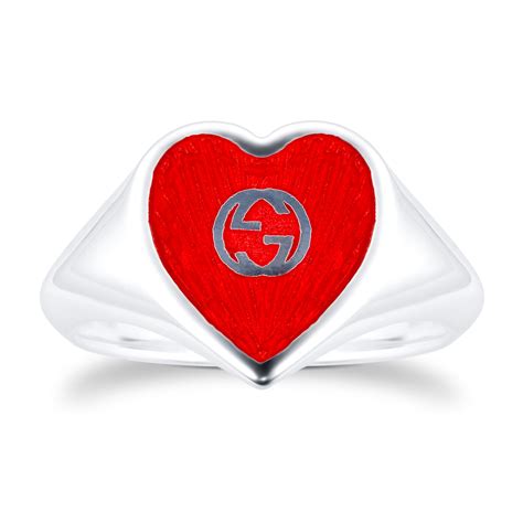 heart gucci ring|More.